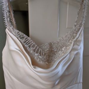Lazaro Wedding dress and Original signed sketch